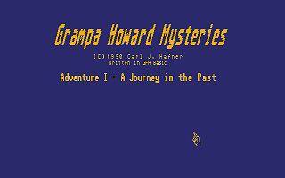 Grampa Howard Mysteries Adventure I - A Journey in the Past — screenshot 1
